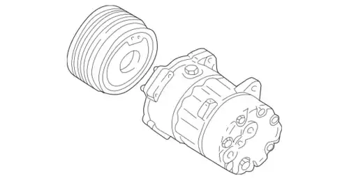 компрессор кондиционера VW 1H0 820 803 DX VAG