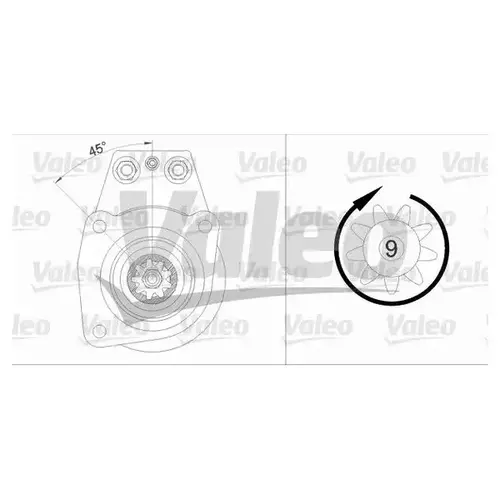 Стартер VALEO 455505