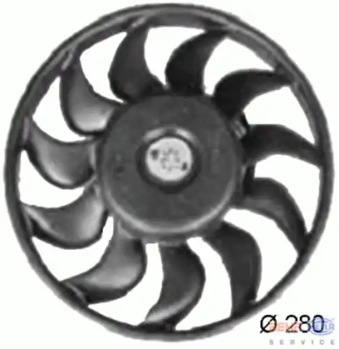 ВЕНТИЛЯТОР РАДИАТОРА(200W/280MM)(ДЛЯ АВТ 8EW 351 034-791 HELLA