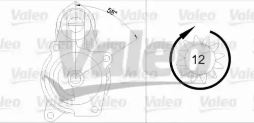 Стартер VALEO 455503