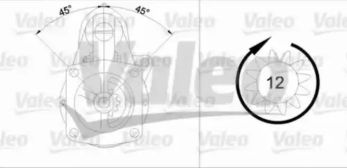 Стартер VALEO 455509