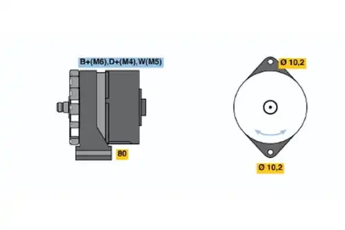 Генератор BOSCH 0 120 469 643