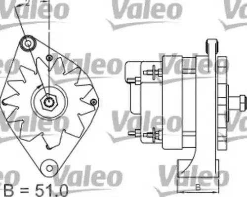 Генератор VALEO 436703