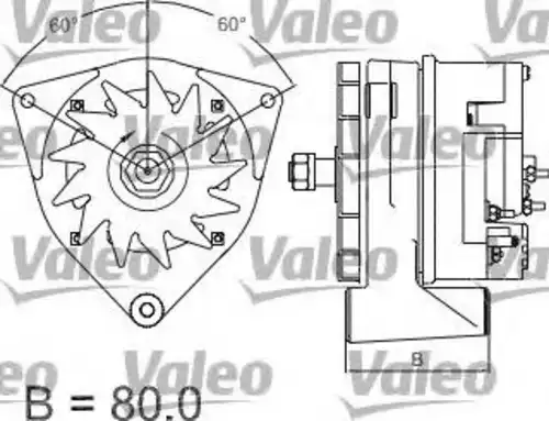Генератор VALEO 436423