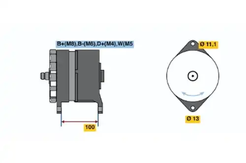 Генератор BOSCH 0 120 468 135