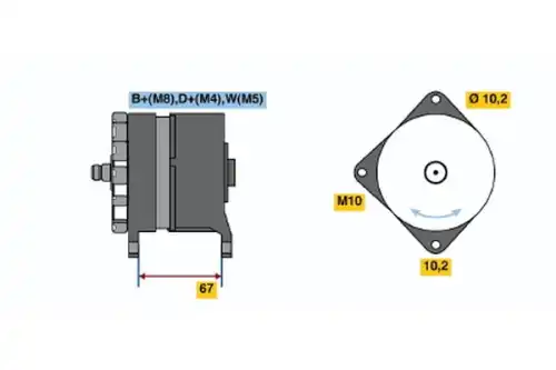 Генератор BOSCH 0 120 468 131