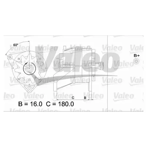 Генератор VALEO 436570