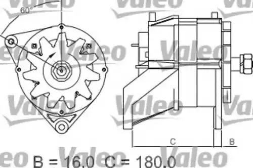 Генератор VALEO 436584