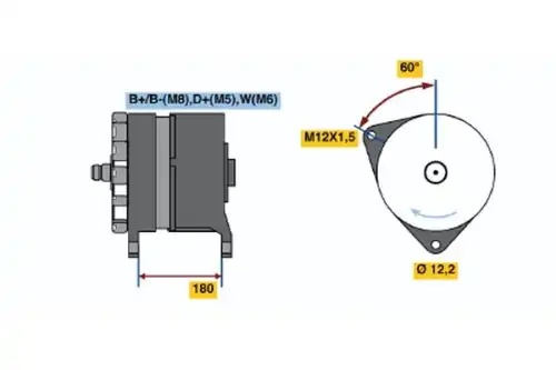 Генератор BOSCH 0 120 689 562