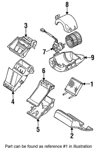 Радиатор печки CHEVROLET 03059812