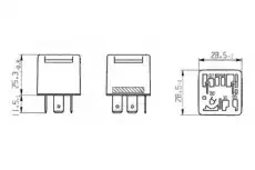 реле стартера !24V 20A\ MB Actros/Axor 0 332 019 205 BOSCH