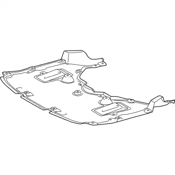 COVER, ENGINE UNDER 5144162020 TOYOTA / LEXUS
