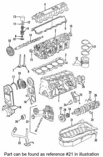 кольца поршневые Audi 044 198 151 VAG