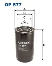 Фильтр масляный FILTRON OP 577 Volvo