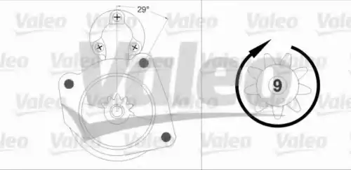 Стартер VALEO 458208