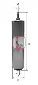 Топливный фильтр SOFIMA S1852B