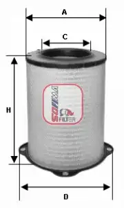 Фильтр воздушный SOFIMA S7278A