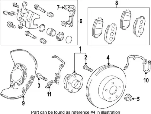 DISC, FR 4351252170 TOYOTA / LEXUS
