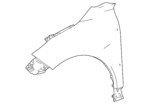 FENDER SUB-ASSY, FR 5380248160 TOYOTA / LEXUS