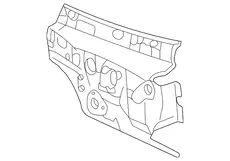 INSULATOR ASSY, DASH 5523024010 TOYOTA / LEXUS