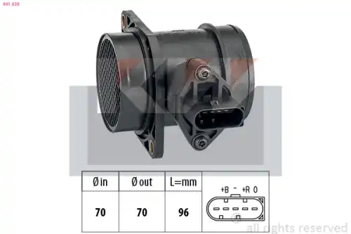 измеритель массы воздуха Audi 491 439 KW