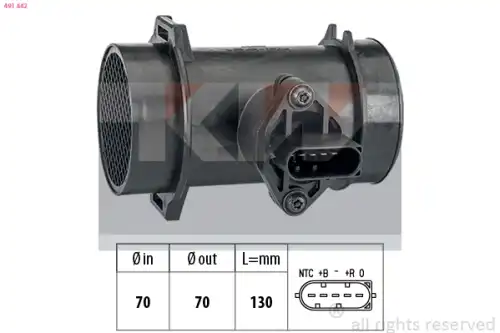 измеритель массы воздуха MB 491 442 KW