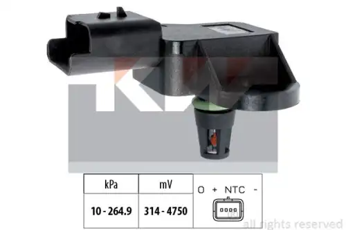 датчик давления воздуха Citr 493 137 KW