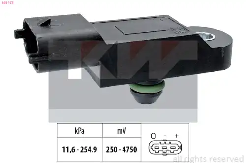 датчик давления воздуха Ren 493 173 KW
