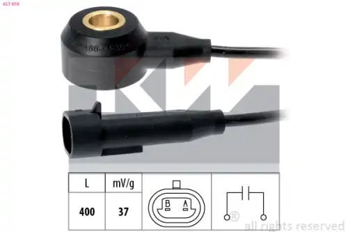 датчик детонации Daew 457 079 KW