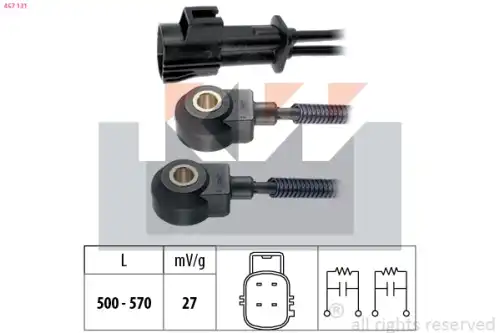 датчик детонации Volv 457 131 KW