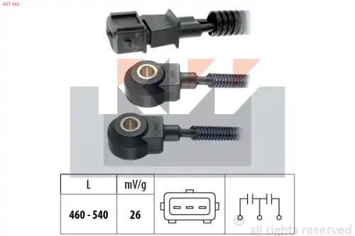 датчик детонации Volv 457 161 KW
