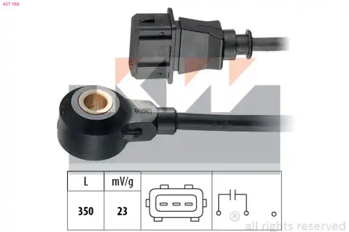 датчик детонации Daew 457 169 KW