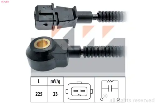 датчик детонации Hyun 457 204 KW