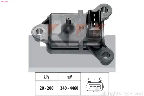 датчик давления воздуха Ford 493 017 KW