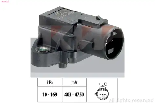 датчик давления воздуха Hond 493 032 KW
