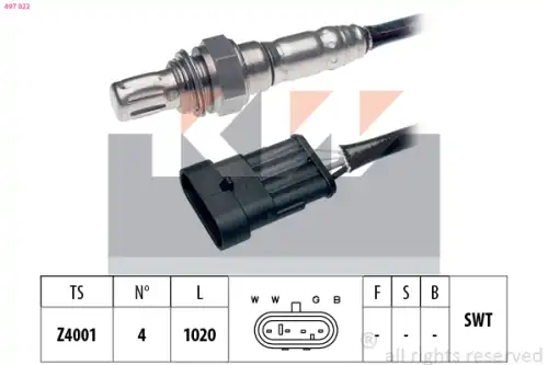 лямбда-зонд AR 497 022 KW
