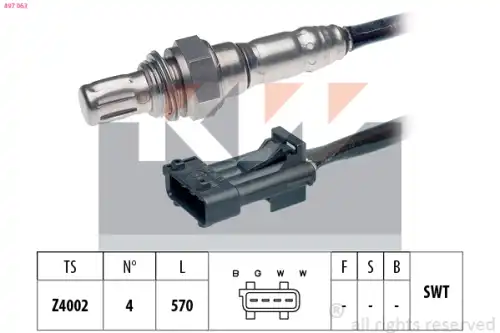 лямбда-зонд Citr 497 063 KW