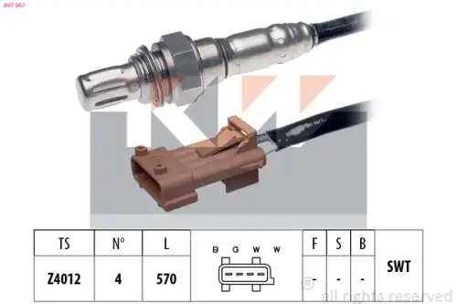 лямбда-зонд Volv 497 067 KW