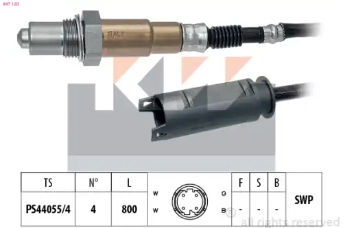лямбда-зонд BMW 497 120 KW