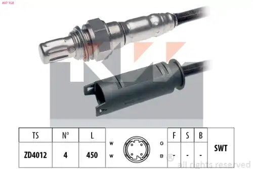 лямбда-зонд BMW 497 158 KW