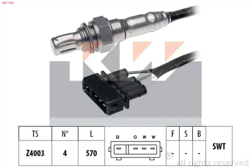 лямбда-зонд Skod 497 192 KW