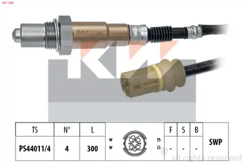 лямбда-зонд BMW 497 298 KW