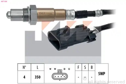 лямбда-зонд Opel 497 336 KW