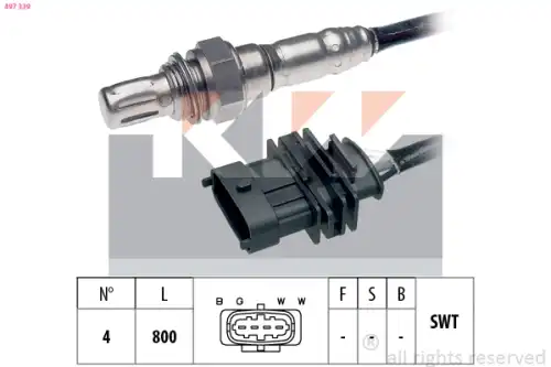 лямбда-зонд Opel 497 339 KW