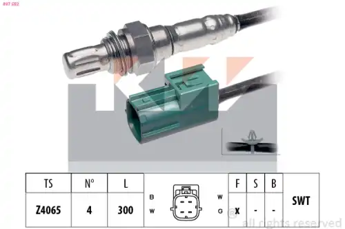 лямбда-зонд Niss 497 592 KW