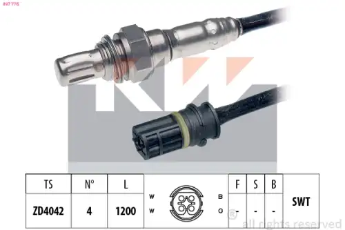 лямбда-зонд MB 497 776 KW