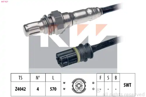лямбда-зонд MB 497 927 KW