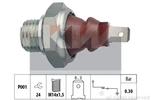 Датчик давления масла 500 023 KW