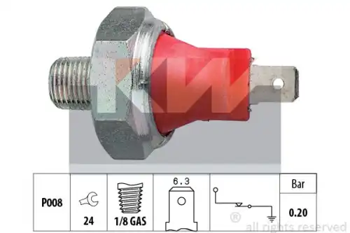 ДАТЧИК ДАВЛЕНИЯ МАСЛА 500 035 KW