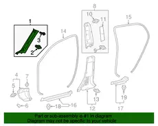 GARNISH ASSY, FR 6222076020B0 TOYOTA / LEXUS